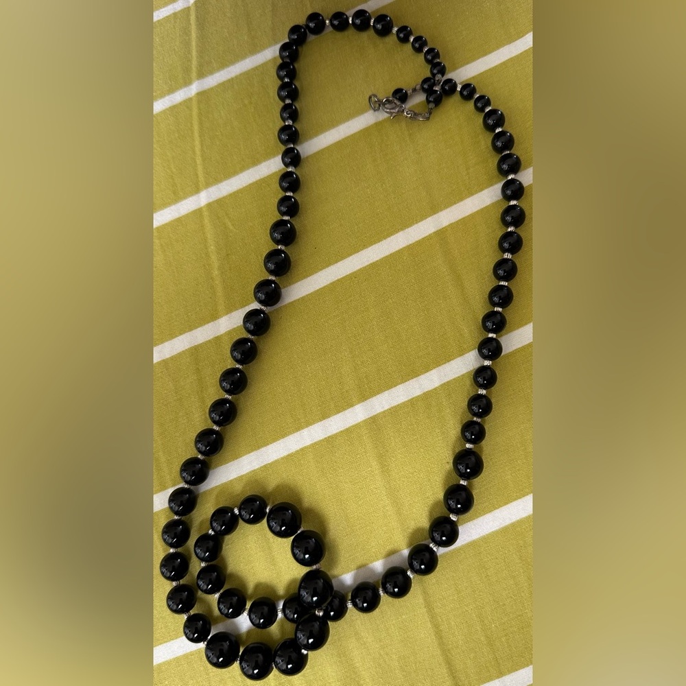 Basic Black Necklace - image 1